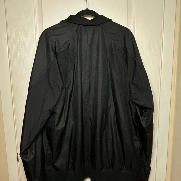 Nike Men's Zipper Closing Windbreaker Black Bomber Lightweight Jacket size XXL - Picture 6 of 6